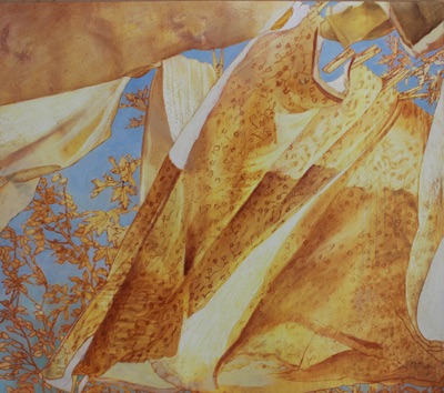 Mom's Laundry (sold)
16 x 18
oil on paper on aluminum
